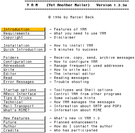 [YAM Guide]